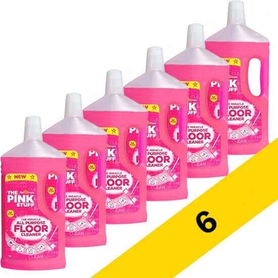 Le Pink Stuff Nettoyant de sol 1 litre - pack de 6