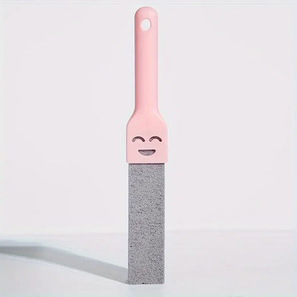 Roze Toiletscrubber Puimsteen met Smiley