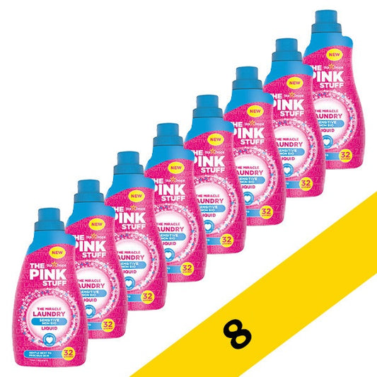 Le Pink Stuff Lessive Liquide 960 ml - pack de 8