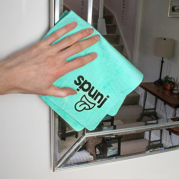 Spunj of Ultra Absorbent Cloth (blue green)