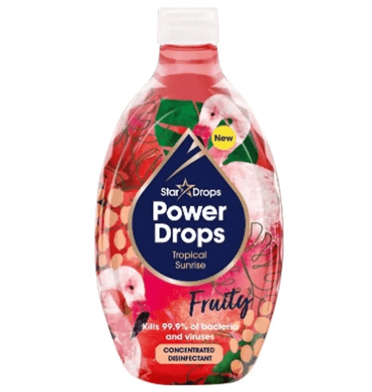 Le Pink Stuff Power Drops Désinfectant Concentré Fruity Tropical Sunrise 250ml