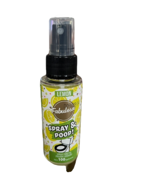 Fabulosa Spray & Poop Citron 60ml - Édition Limitée