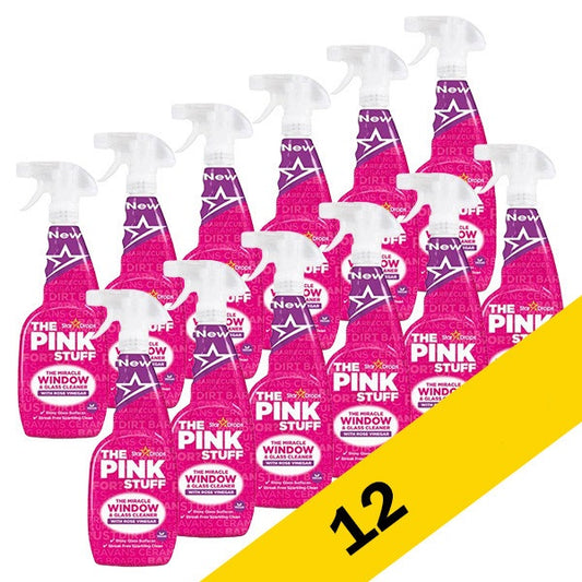 Le Pink Stuff Nettoyant pour vitres 750ml - pack de 12