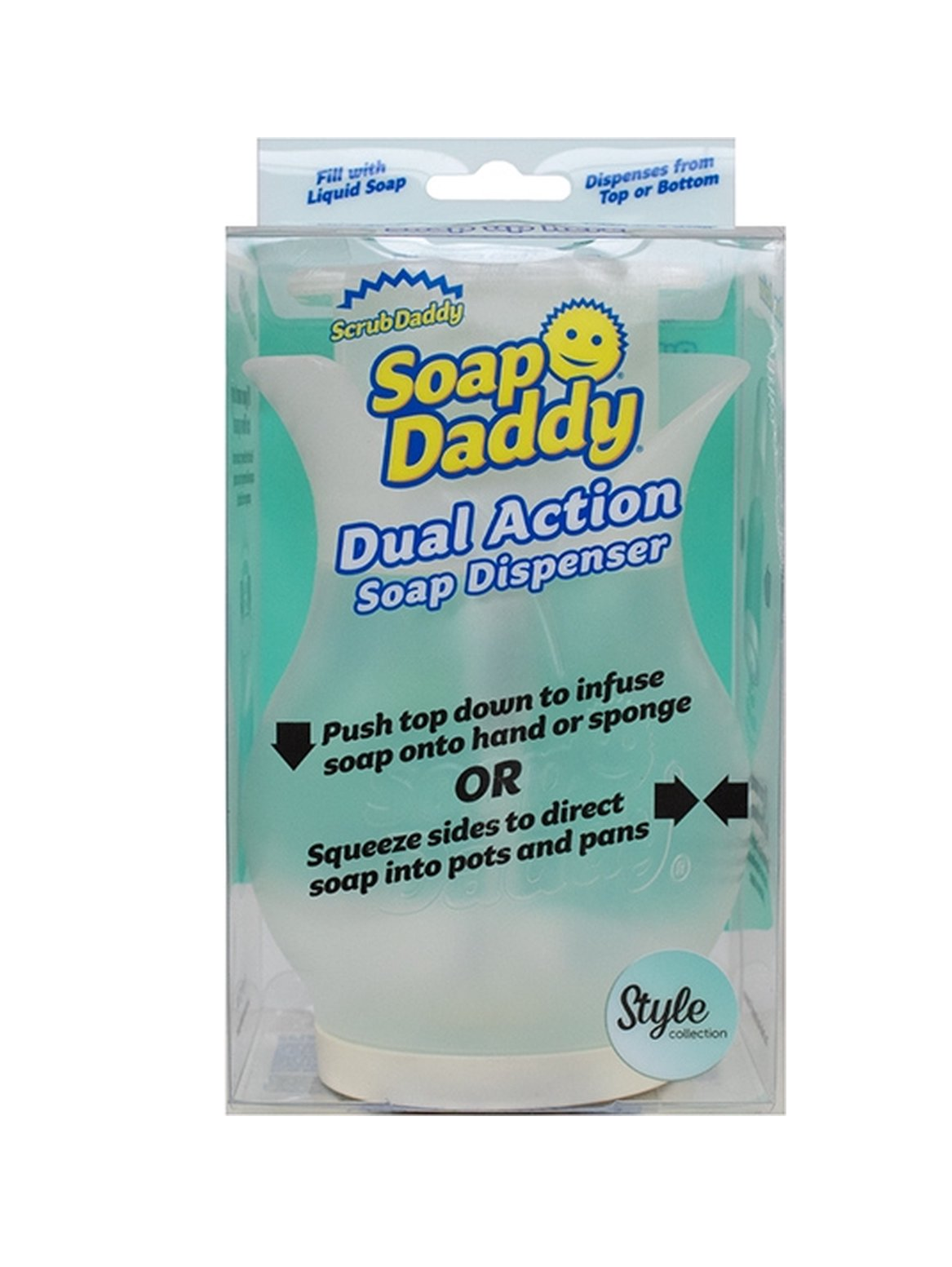 Scrub Daddy - Distributeur de savon à double action Soap Daddy