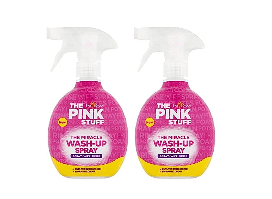 Le Pink Stuff Spray de lavage 500ml pack de 2