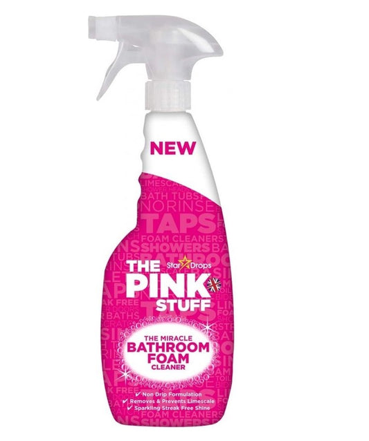 Stardrops Le Pink Stuff - Mousse de Salle de Bain - Produit de nettoyage pour salle de bain