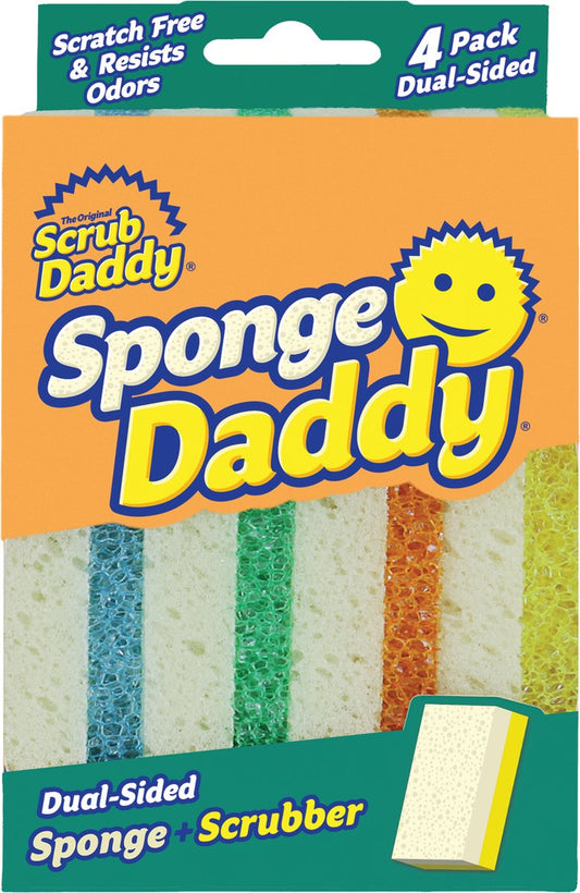 Scrub Daddy Éponge à récurer - Éponge Daddy - 4 couleurs