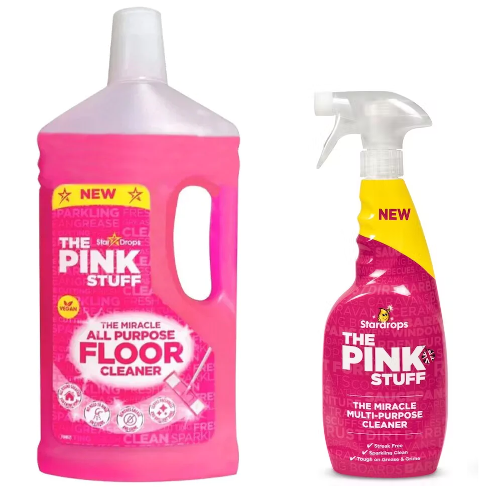 The Pink Stuff Floor cleaning set